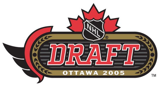 NHL Draft 2005 Unused Logo iron on transfers for T-shirts